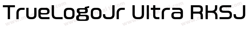 TrueLogoJr Ultra RKSJ H字体转换